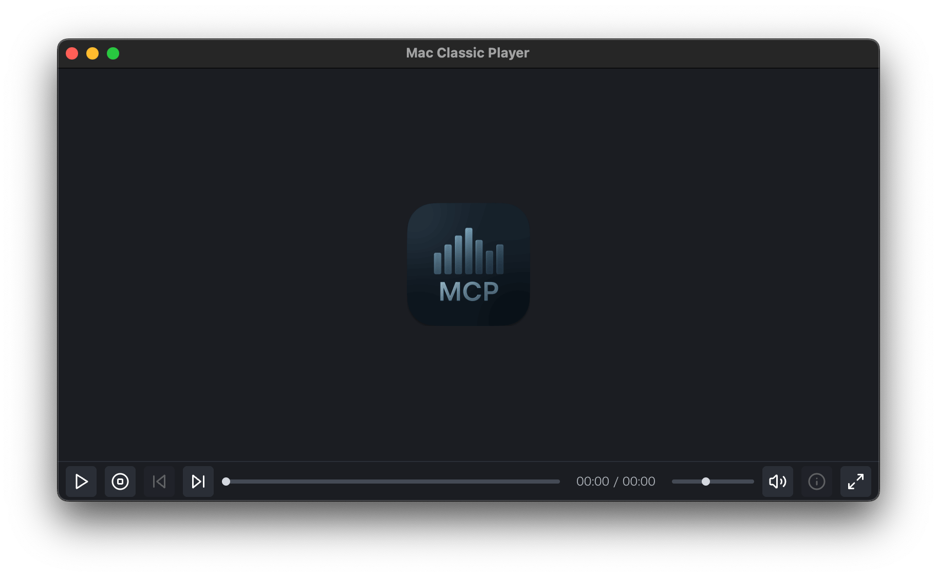 Mac Classic Player UI